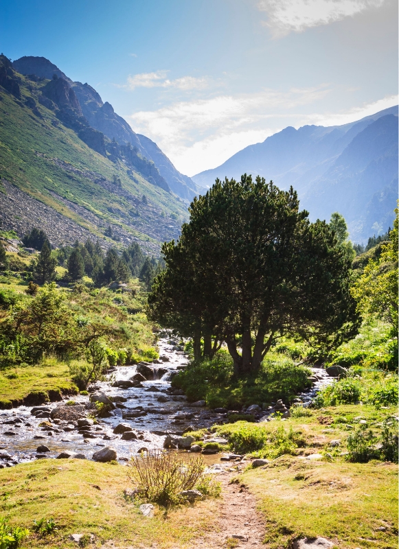 JVO Voyages votre agence de voyages en groupe par excellence, organise des excursions Au cœur des montagnes. Paysage d'Andorre.