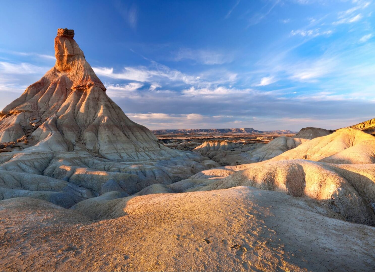 JVO Voyage, votre agence de voyages en groupe par excellence, organise des excursions en Espagne. Zone semi-désertique Bardenas Reales.